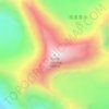 Mapa topográfico Siguang Ri, relieve, altitud